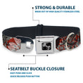 Load image into Gallery viewer, Dog Bone Seatbelt Buckle Collar - Gothic 3