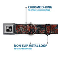 Load image into Gallery viewer, Dog Bone Seatbelt Buckle Collar - Gothic 4