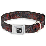 Dog Bone Seatbelt Buckle Collar - Gothic 6
