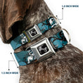 Load image into Gallery viewer, Dog Bone Seatbelt Buckle Collar - Gothic 8