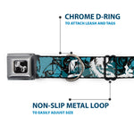 Dog Bone Seatbelt Buckle Collar - Gothic 8