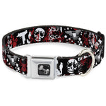 Buckle-Down Seatbelt Buckle Dog Collar - Graffiti Men's