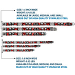 Buckle-Down Seatbelt Buckle Dog Collar - Graffiti Women's