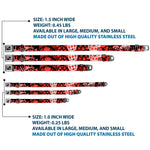 Dog Bone Seatbelt Buckle Collar - Grunge Gears Orange