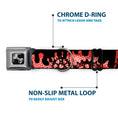 Load image into Gallery viewer, Dog Bone Seatbelt Buckle Collar - Grunge Gears Orange