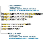 Dog Bone Seatbelt Buckle Collar - Grunge Tread Yellow