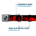 Load image into Gallery viewer, Dog Bone Seatbelt Buckle Collar - Graveyard Black/Red