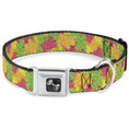 Load image into Gallery viewer, Dog Bone Seatbelt Buckle Collar - Gummy Bears Stacked Multi Color