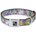 Load image into Gallery viewer, Dog Bone Seatbelt Buckle Collar - Gems Stacked Multi Color