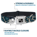 Load image into Gallery viewer, Dog Bone Seatbelt Buckle Collar - Giraffe Spots Gray/Charcoal