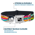 Load image into Gallery viewer, Dog Bone Seatbelt Buckle Collar - Geometric10 Multi Color