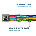Load image into Gallery viewer, Dog Bone Seatbelt Buckle Collar - Geometric10 Multi Color