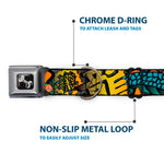 Dog Bone Seatbelt Buckle Collar - Honor Gray