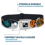 Dog Bone Seatbelt Buckle Collar - Honor Pink
