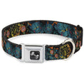 Load image into Gallery viewer, Dog Bone Seatbelt Buckle Collar - Honor CLOSE-UP Black