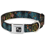 Dog Bone Seatbelt Buckle Collar - Honor CLOSE-UP Black