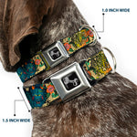 Dog Bone Seatbelt Buckle Collar - Honor CLOSE-UP Tan