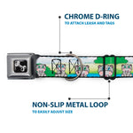 Dog Bone Seatbelt Buckle Collar - Hippo Cartoon