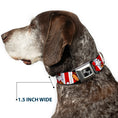 Load image into Gallery viewer, Dog Bone Seatbelt Buckle Collar - Hot Dogs