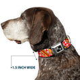 Load image into Gallery viewer, Dog Bone Seatbelt Buckle Collar - Hot Dogs Buffalo Plaid White/Red