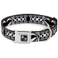 Load image into Gallery viewer, Dog Bone Seatbelt Buckle Collar - Icons & Patterns 1