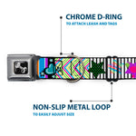 Dog Bone Seatbelt Buckle Collar - Icons & Patterns 2