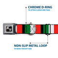 Load image into Gallery viewer, Dog Bone Seatbelt Buckle Collar - Italy Flags