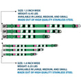 Load image into Gallery viewer, Dog Bone Seatbelt Buckle Collar - I "Heart" PANDAS Green/White/Black/Pink