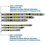 Dog Bone Seatbelt Buckle Collar - I GOT HATERS EVERYWHERE Black/White/Yellow