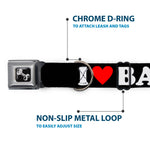 Dog Bone Seatbelt Buckle Collar - I