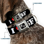 Dog Bone Seatbelt Buckle Collar - I