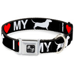 Dog Bone Seatbelt Buckle Collar - I