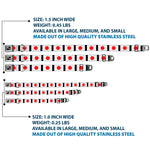 Dog Bone Seatbelt Buckle Collar - Japan Flags