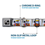 Dog Bone Seatbelt Buckle Collar - King of Spades