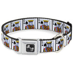 Dog Bone Seatbelt Buckle Collar - King of Spades