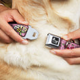 Load image into Gallery viewer, Dog Bone Seatbelt Buckle Collar - Lucky Pink
