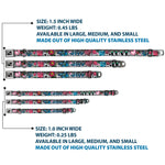 Dog Bone Seatbelt Buckle Collar - Love Love Gray