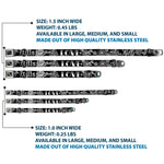 Dog Bone Seatbelt Buckle Collar - Love Kills Black/White