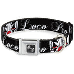 Buckle-Down Seatbelt Buckle Dog Collar - Loco Pro Clown