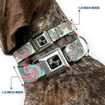 Dog Bone Seatbelt Buckle Collar - Lollipops