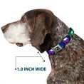 Load image into Gallery viewer, Dog Bone Seatbelt Buckle Collar - Laser Eye Cats in Space