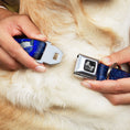 Load image into Gallery viewer, Dog Bone Seatbelt Buckle Collar - Laser Eye Cats in Space