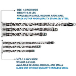 Dog Bone Seatbelt Buckle Collar - Madness White/Black