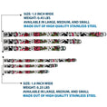 Load image into Gallery viewer, Dog Bone Seatbelt Buckle Collar - Mom & Dad CLOSE-UP White