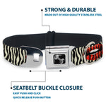 Dog Bone Seatbelt Buckle Collar - Mouth Zebra