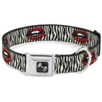 Dog Bone Seatbelt Buckle Collar - Mouth Zebra