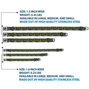 Buckle-Down Seatbelt Buckle Dog Collar - Nuggets Stacked
