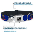 Load image into Gallery viewer, Dog Bone Seatbelt Buckle Collar - North Dakota Flags