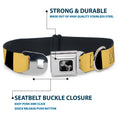Load image into Gallery viewer, Dog Bone Seatbelt Buckle Collar - New Jersey Flags/Black