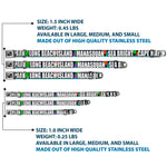 Dog Bone Seatbelt Buckle Collar - New Jersey Shore Towns Black/Multi Color/White